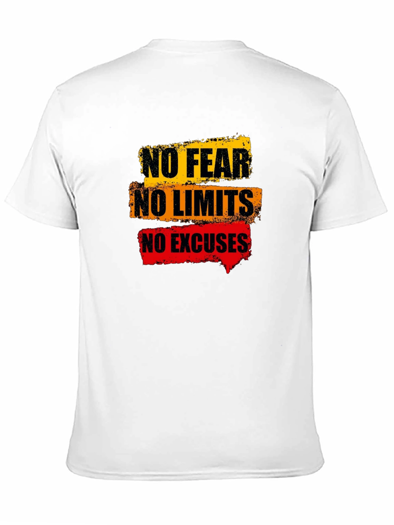 Motivational Graphic Tee - No Fear No Limits