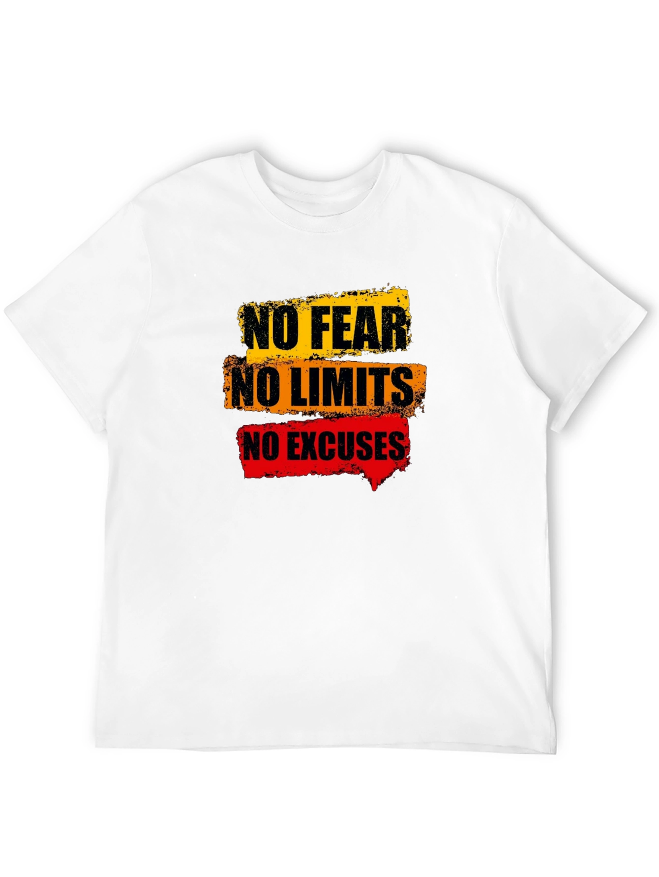 Motivational Graphic Tee - No Fear No Limits