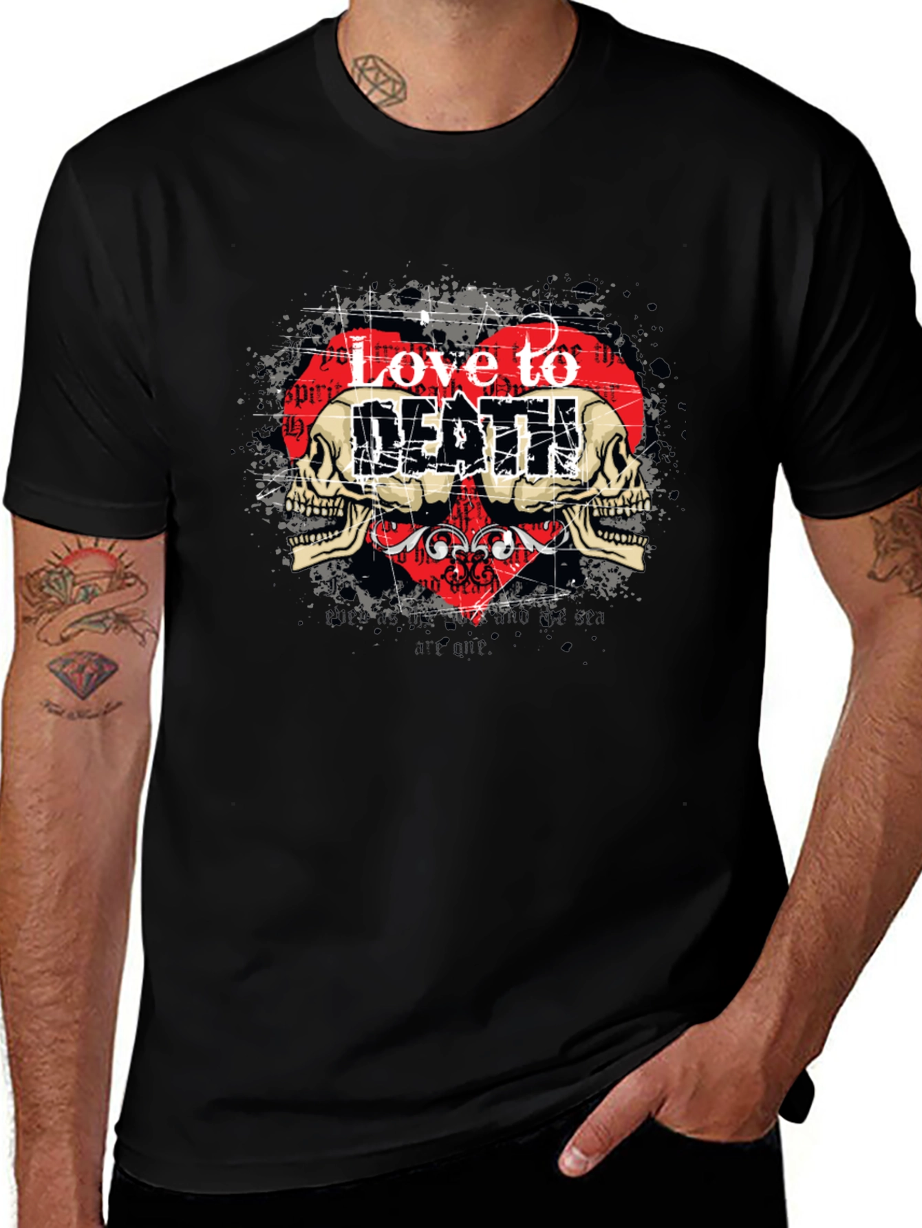 Love To Death Graphic T-Shirt