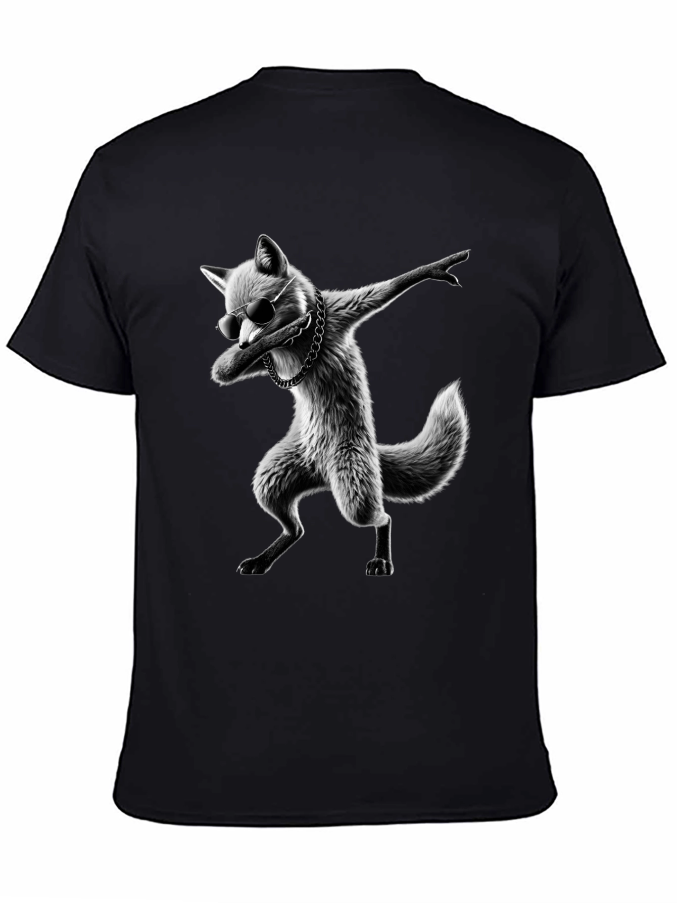 Cool Fox Dabbing Graphic T-Shirt