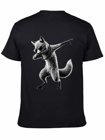Cool Fox Dabbing Graphic T-Shirt