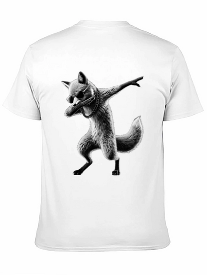 Cool Fox Dabbing Graphic T-Shirt