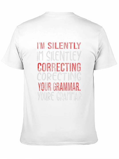 Silently Correcting Grammar Graphic Tee