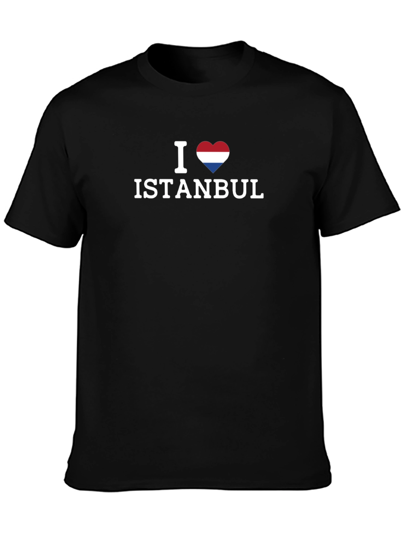 I Heart Istanbul T-Shirt - Black Short Sleeve