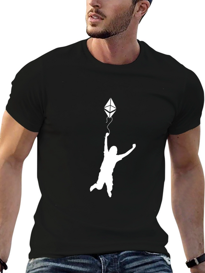 Ethereum Kite Black T-Shirt