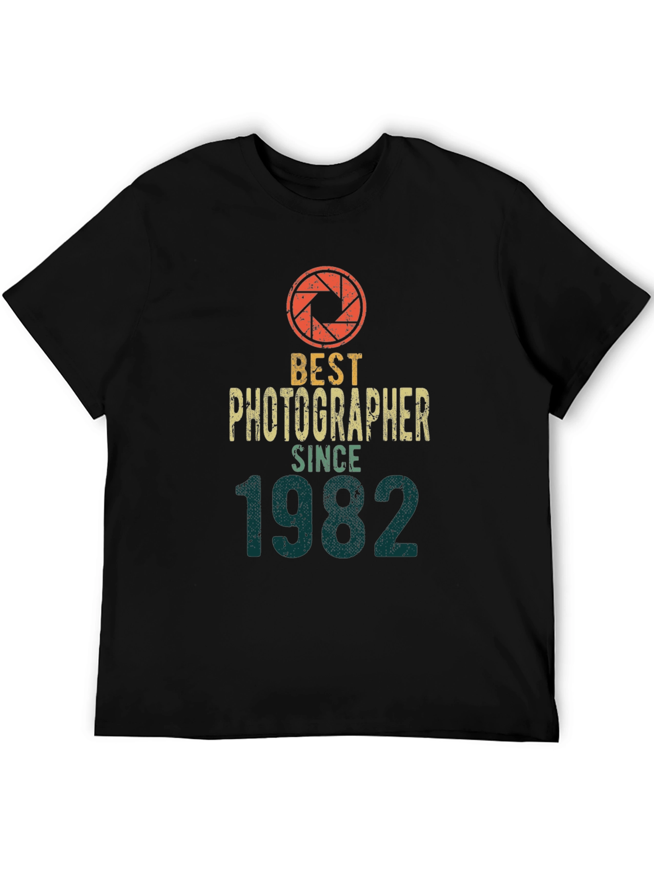 Best Photographer Since 1982 Black T-Shirt