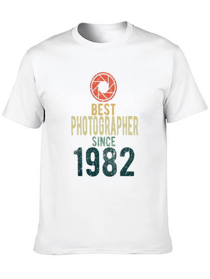 Best Photographer Since 1982 Black T-Shirt