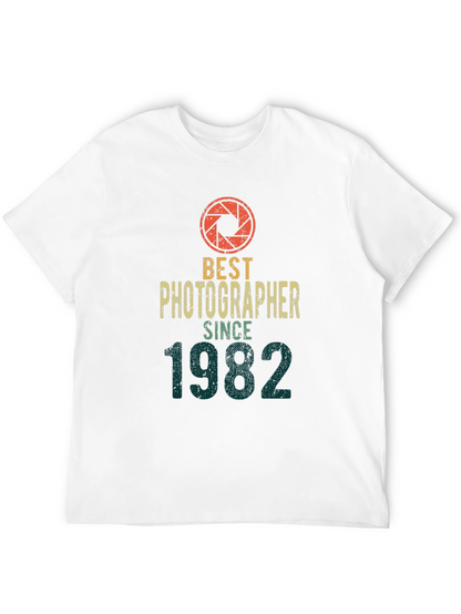 Best Photographer Since 1982 Black T-Shirt