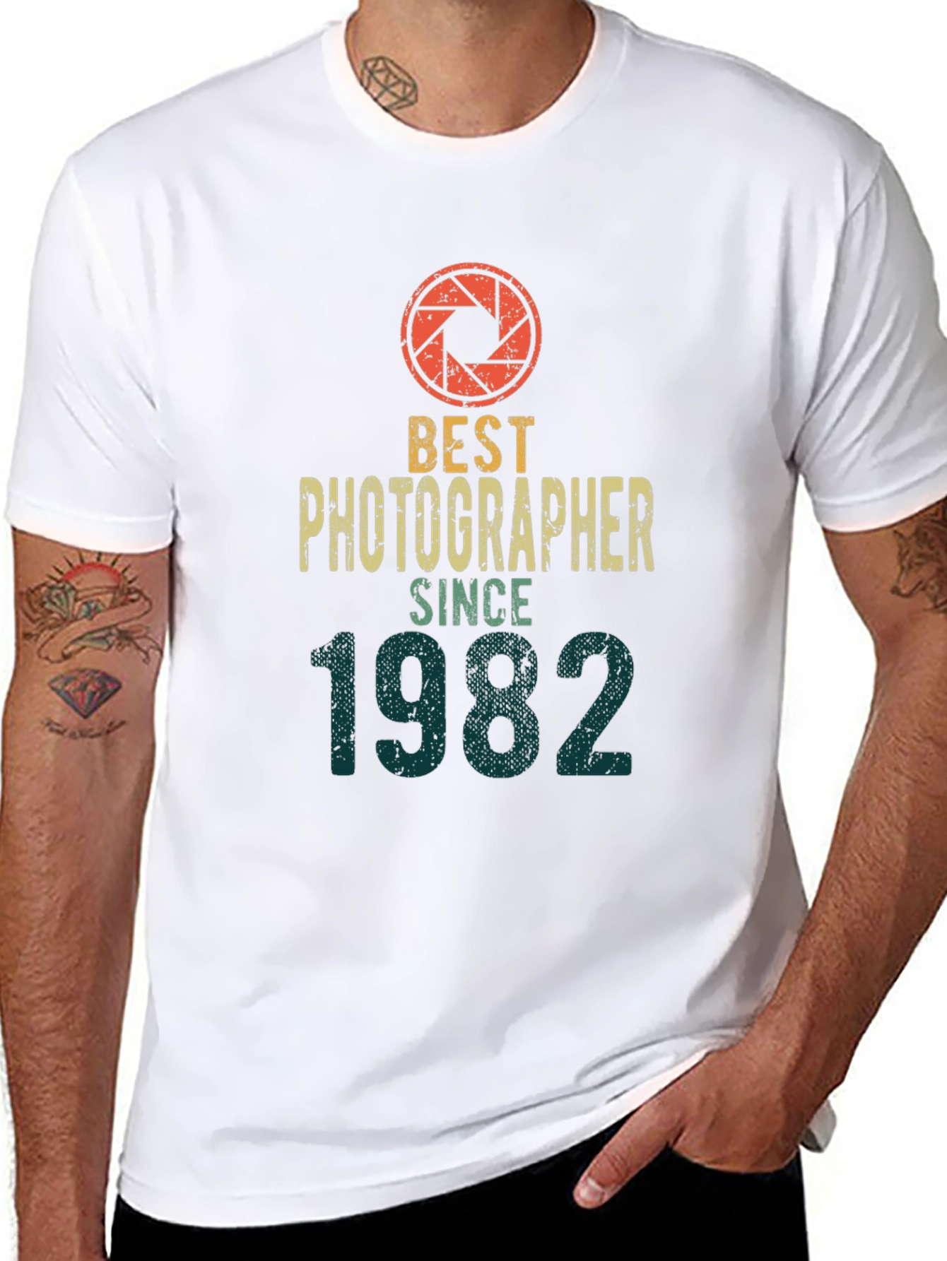 Best Photographer Since 1982 Black T-Shirt