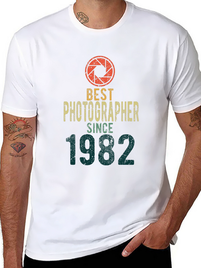 Best Photographer Since 1982 Black T-Shirt