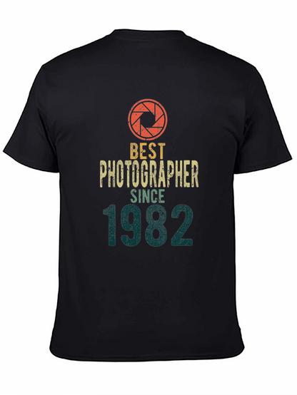 Best Photographer Since 1982 Black T-Shirt