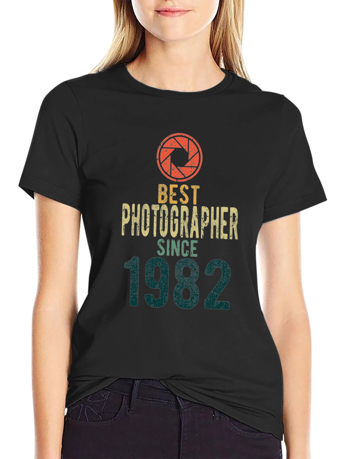 Best Photographer Since 1982 Black T-Shirt