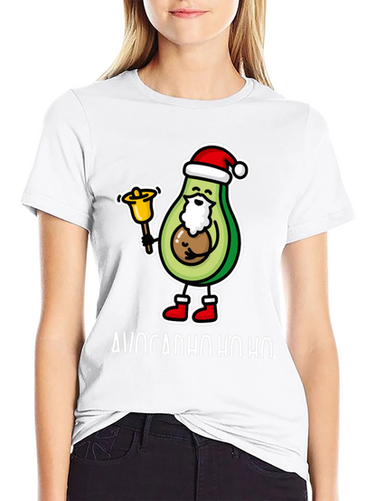 Avocado Ho Ho Ho Christmas T-Shirt