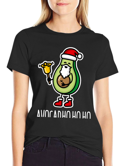 Avocado Ho Ho Ho Christmas T-Shirt