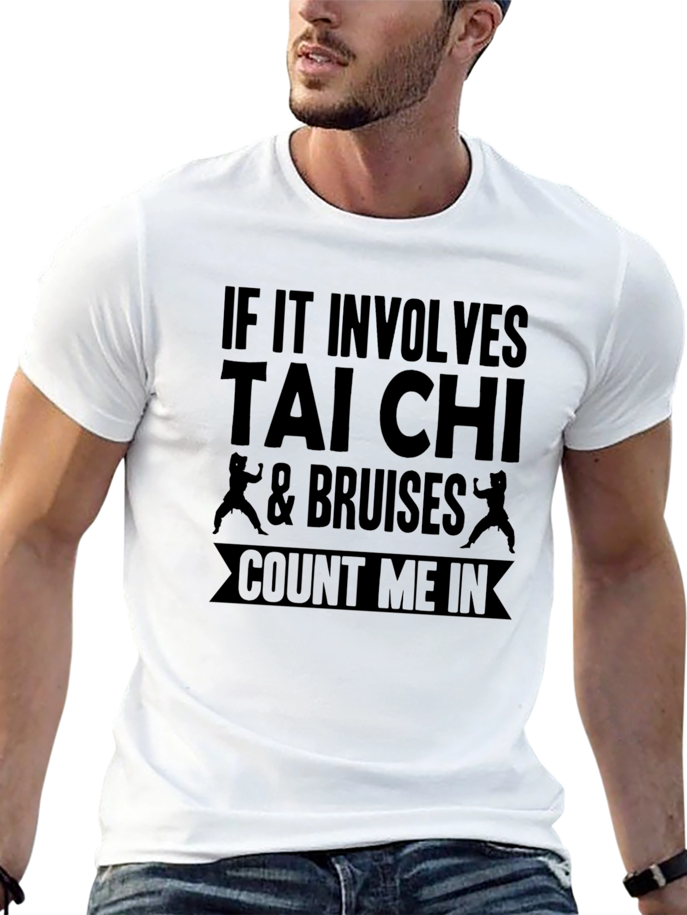 Tai Chi & Bruises Funny T-Shirt