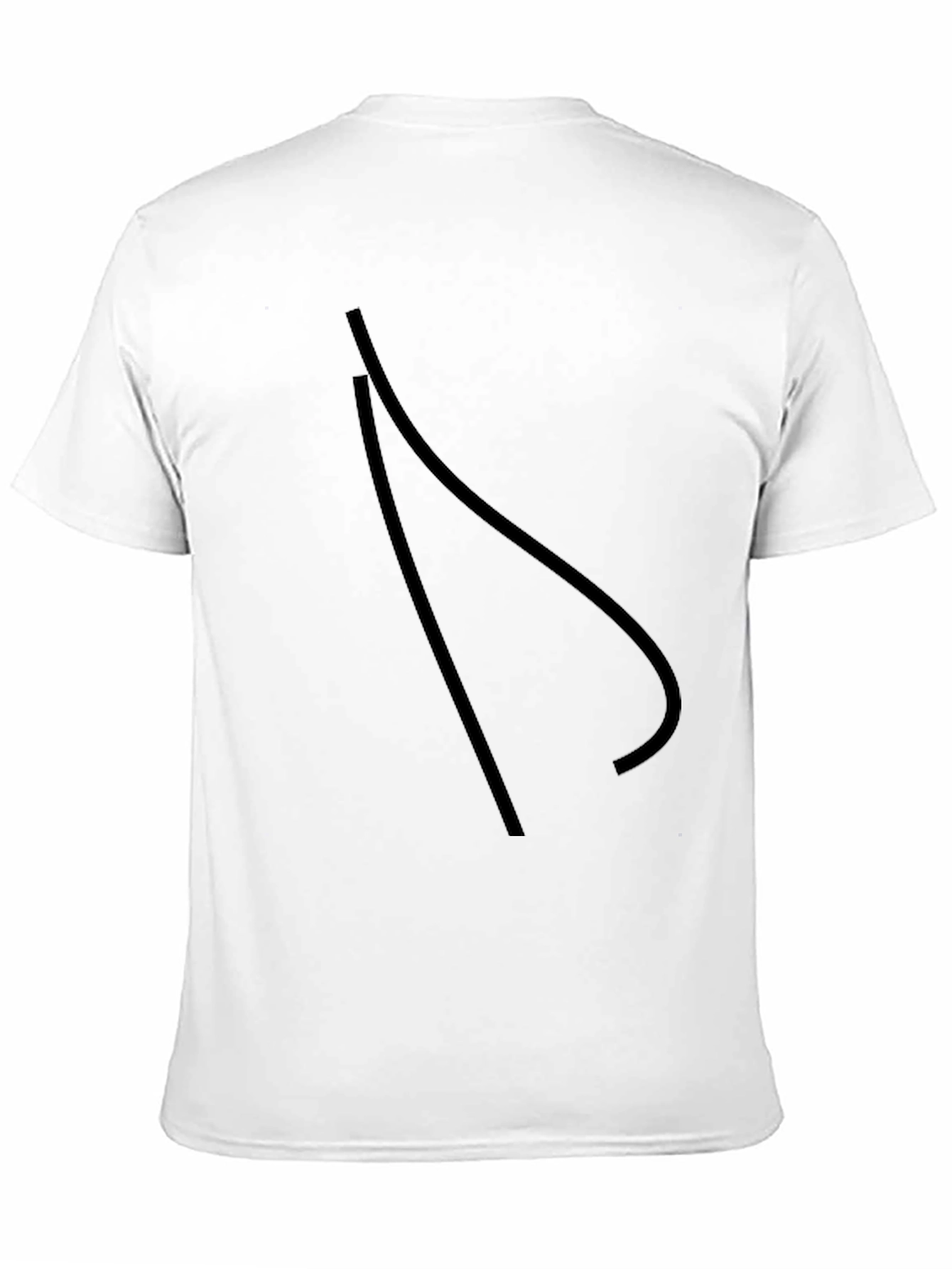 Modern Graphic Black T-Shirt