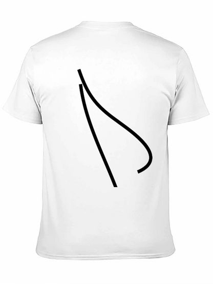 Modern Graphic Black T-Shirt