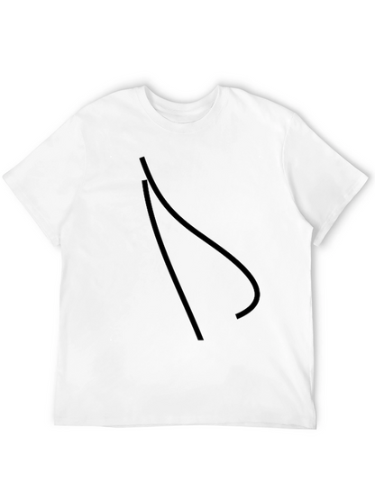 Modern Graphic Black T-Shirt