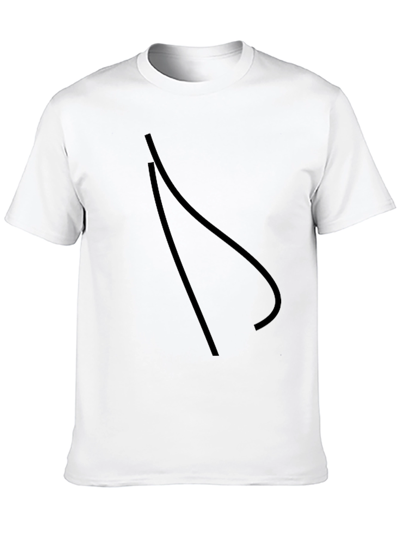 Modern Graphic Black T-Shirt