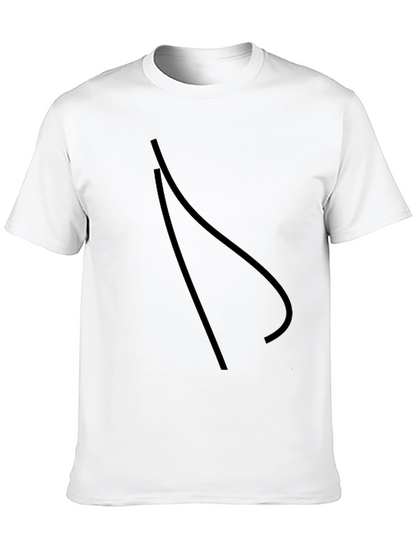 Modern Graphic Black T-Shirt