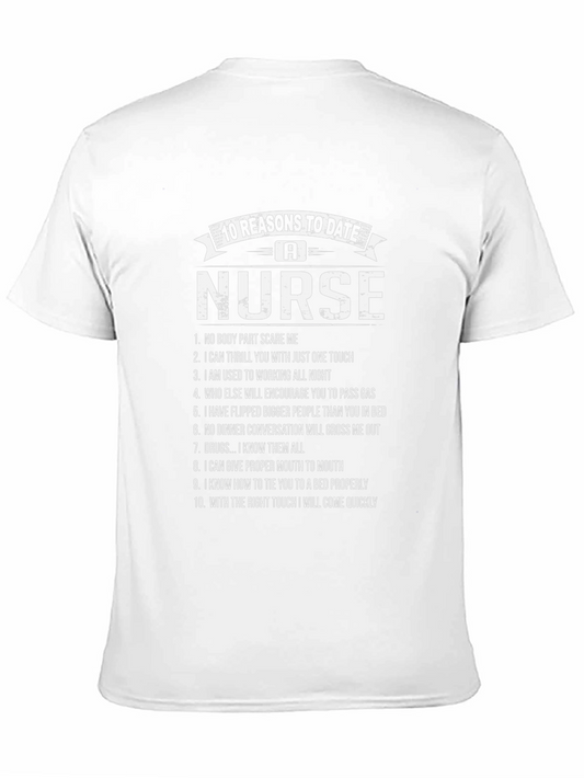 10 Reasons to Date a Nurse Graphic T-Shirt