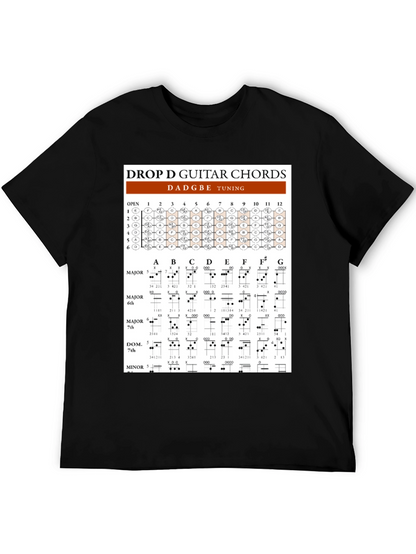 Drop D Guitar Chords T-Shirt
