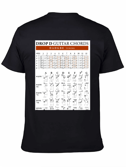 Drop D Guitar Chords T-Shirt
