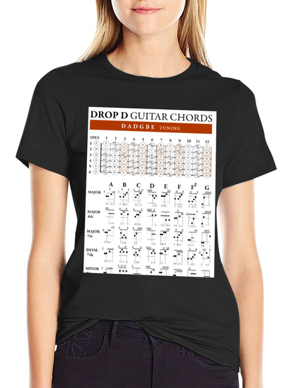 Drop D Guitar Chords T-Shirt