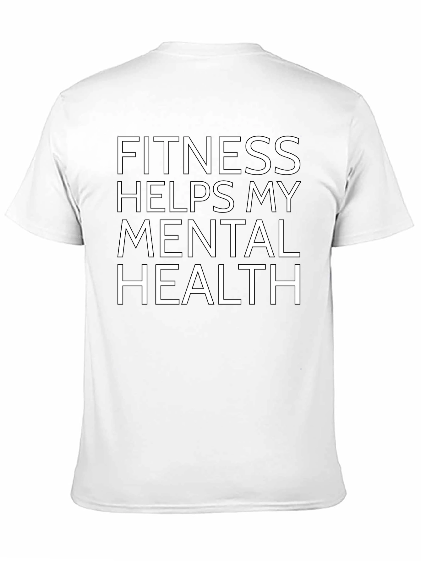 Fitness Helps Mental Health Graphic Tee