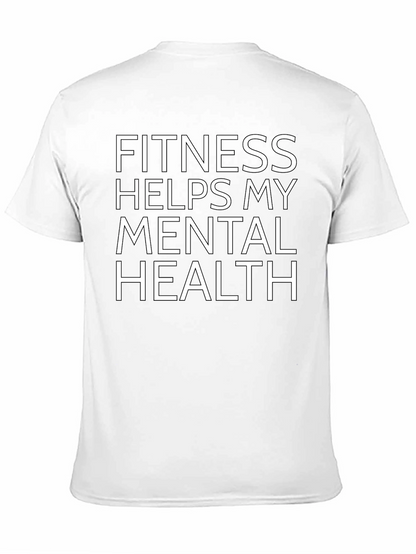Fitness Helps Mental Health Graphic Tee