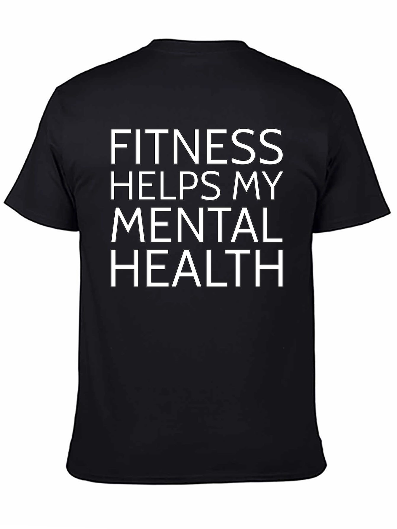 Fitness Helps Mental Health Graphic Tee