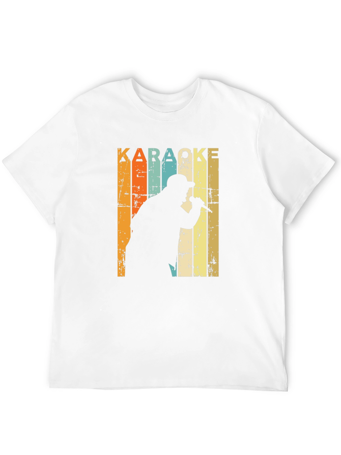 Karaoke Singer Retro T-Shirt