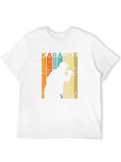 Karaoke Singer Retro T-Shirt