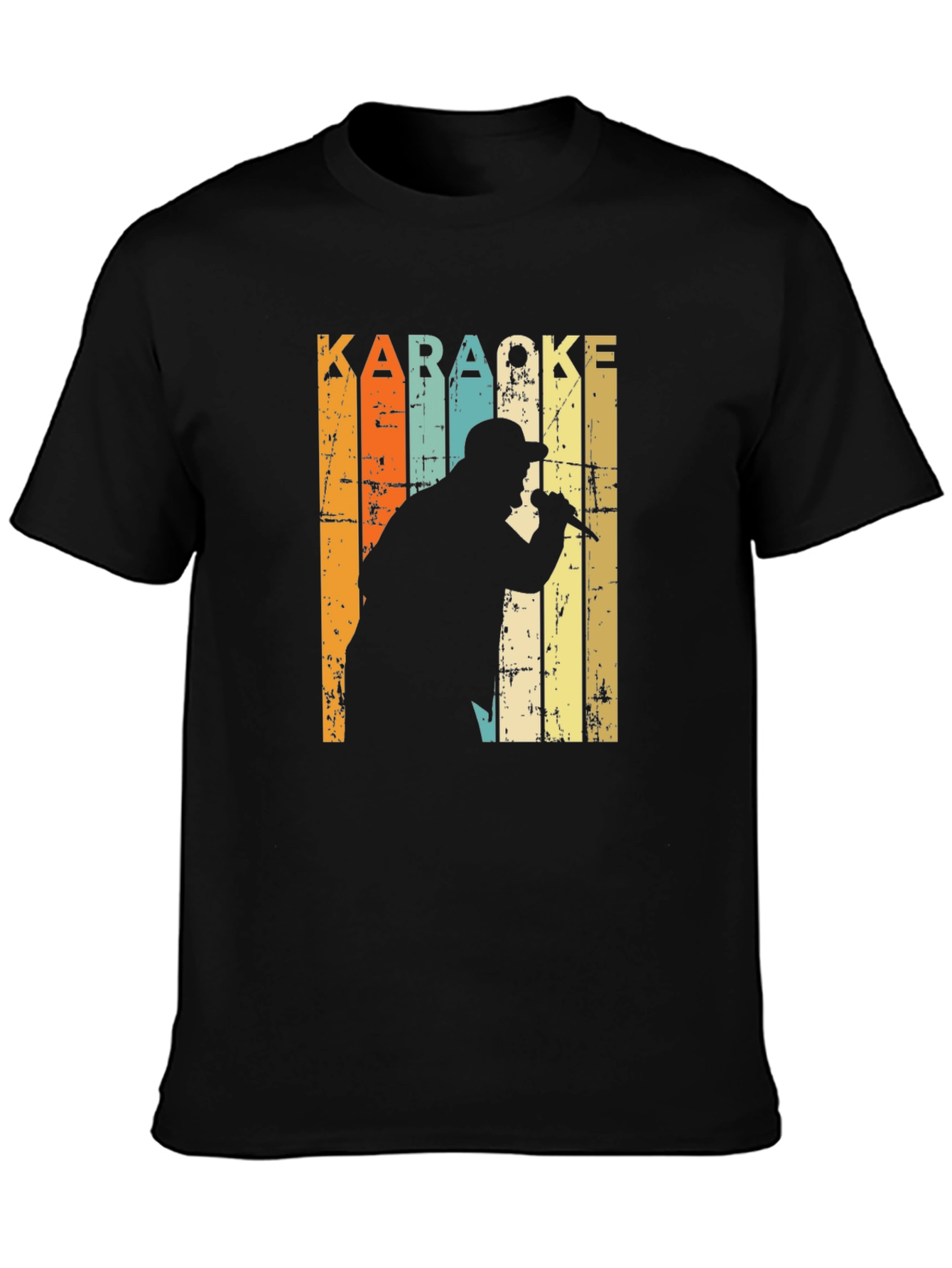 Karaoke Singer Retro T-Shirt