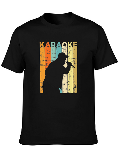 Karaoke Singer Retro T-Shirt