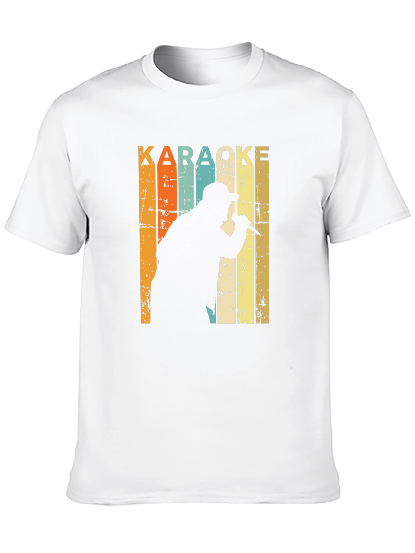 Karaoke Singer Retro T-Shirt