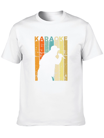 Karaoke Singer Retro T-Shirt