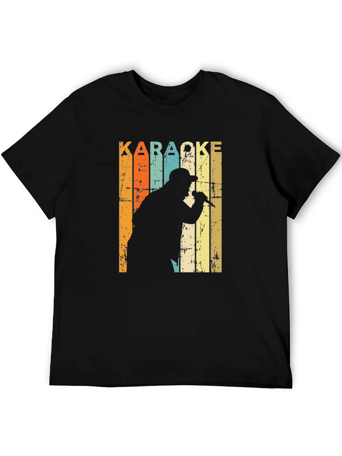 Karaoke Singer Retro T-Shirt