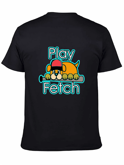 Play Fetch Baseball Dog T-Shirt