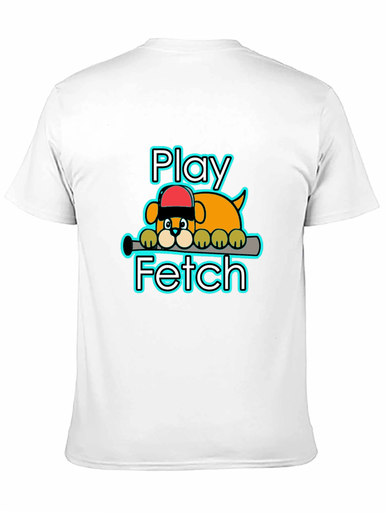 Play Fetch Baseball Dog T-Shirt