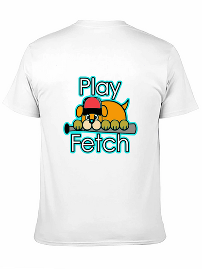 Play Fetch Baseball Dog T-Shirt