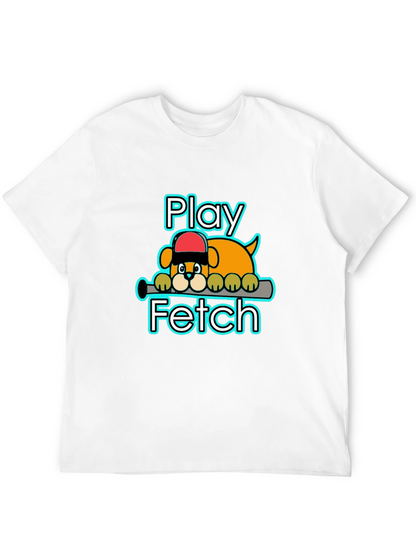 Play Fetch Baseball Dog T-Shirt
