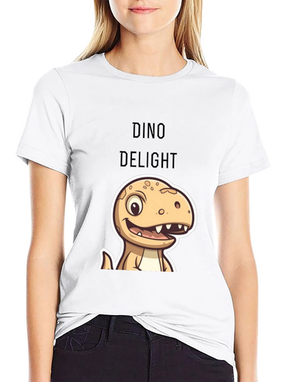 Dino Delight Cartoon T-Shirt