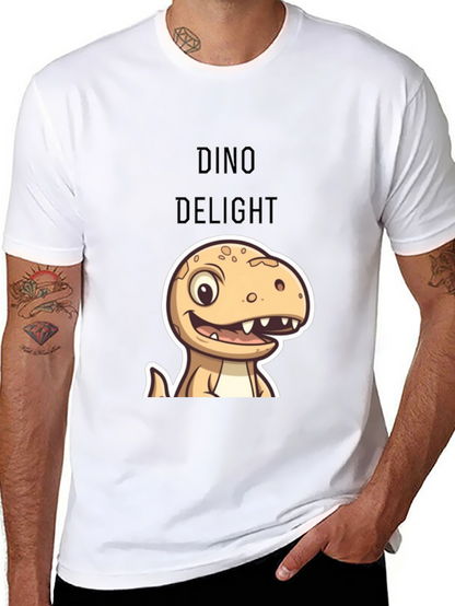 Dino Delight Cartoon T-Shirt