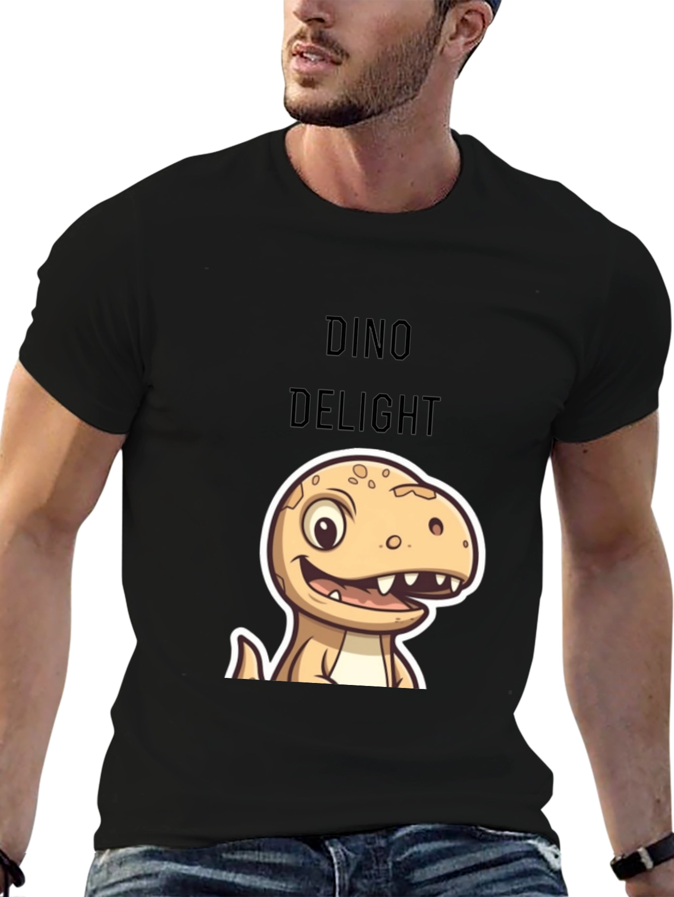 Dino Delight Cartoon T-Shirt