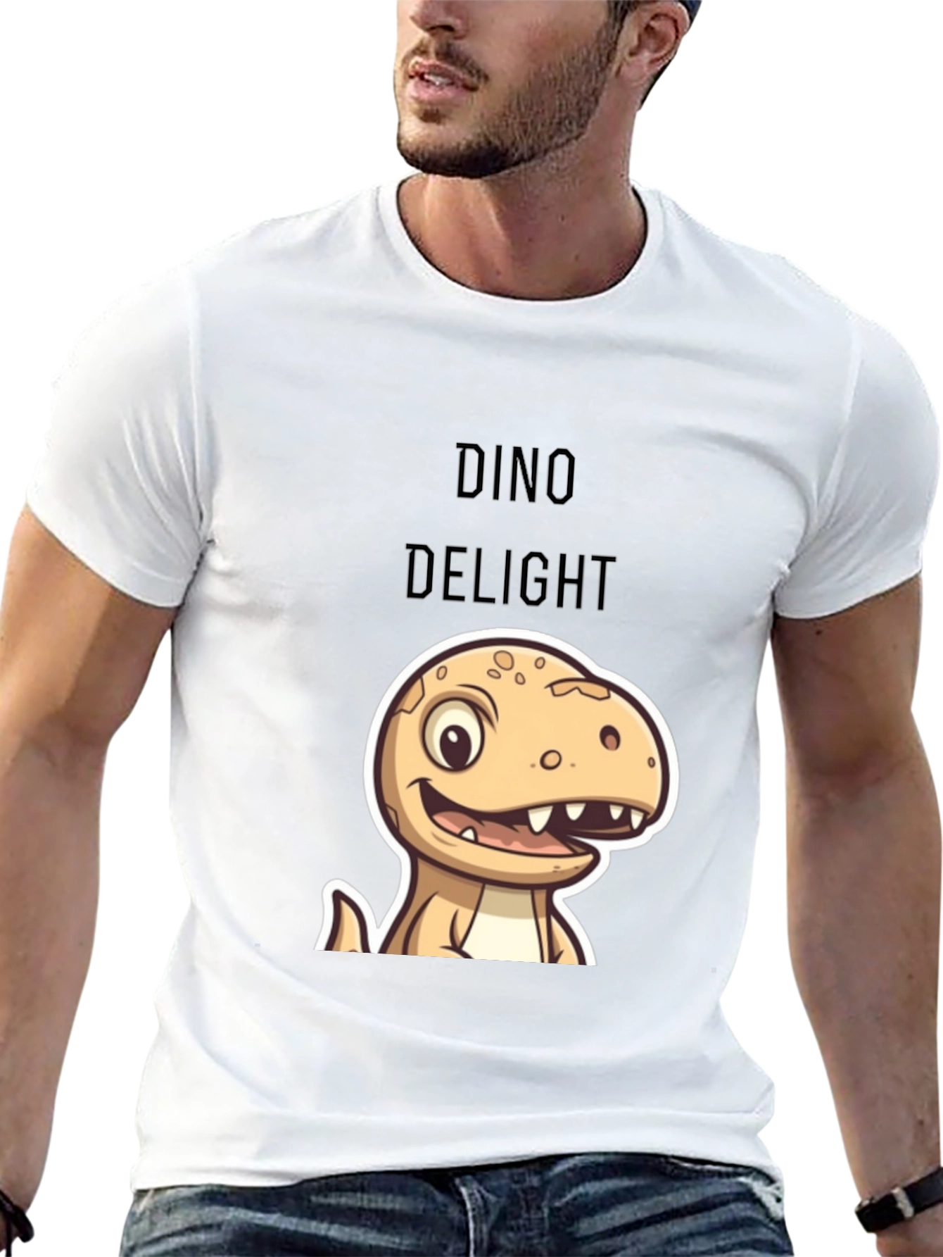 Dino Delight Cartoon T-Shirt