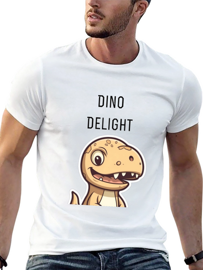 Dino Delight Cartoon T-Shirt