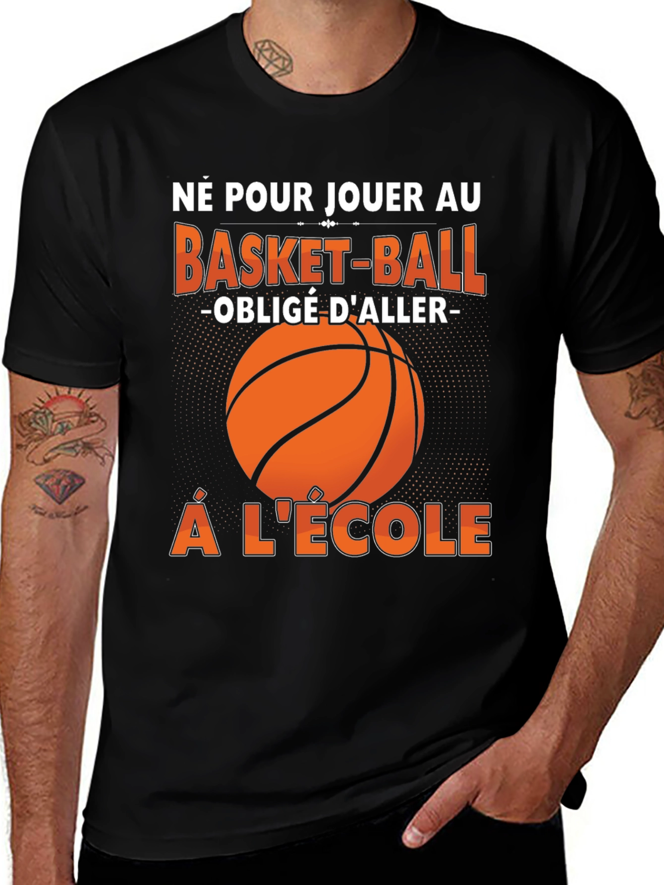 Basketball School T-Shirt - French Quote