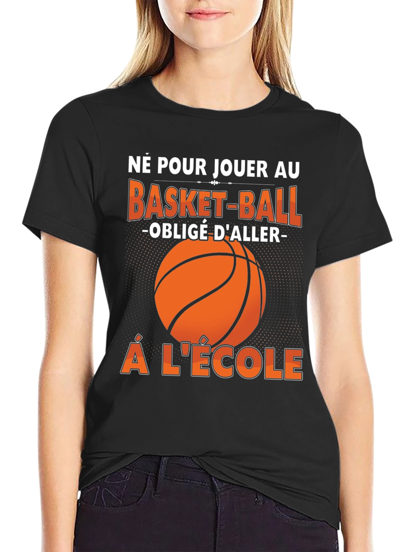 Basketball School T-Shirt - French Quote