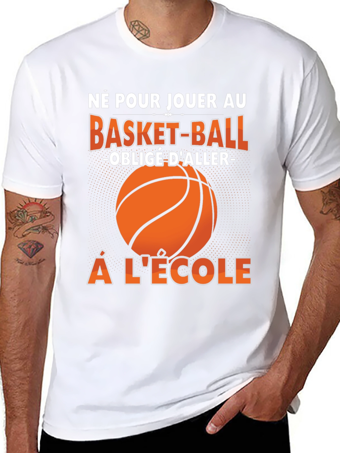 Basketball School T-Shirt - French Quote